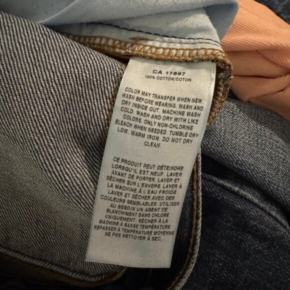 Gap 1969 Sexy Boyfriend Jeans Women’s Size 27 Blue Denim Distressed Wash - Picture 7 of 8